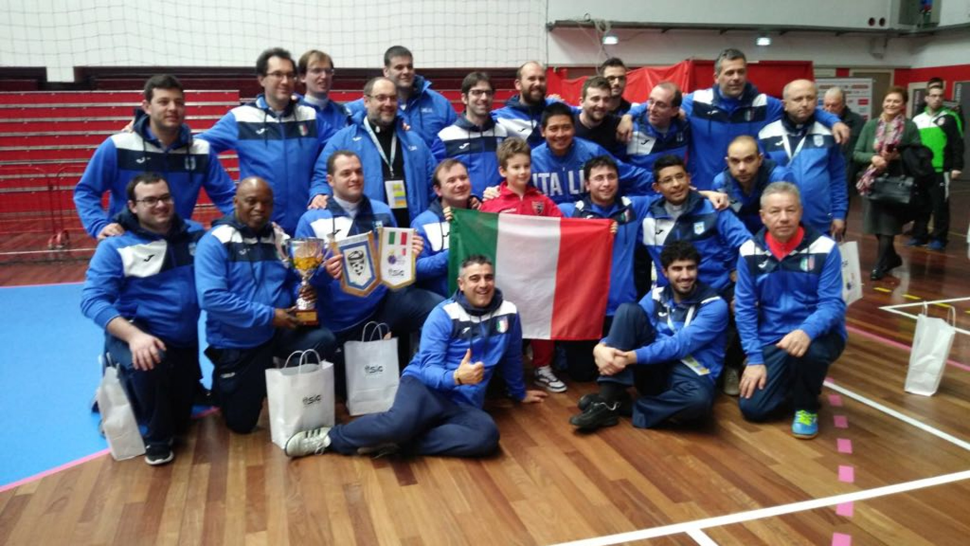 Euro Clericus Cup, Italia nona. Il capitano don Lukoki: "La Nazionale a Piacenza"