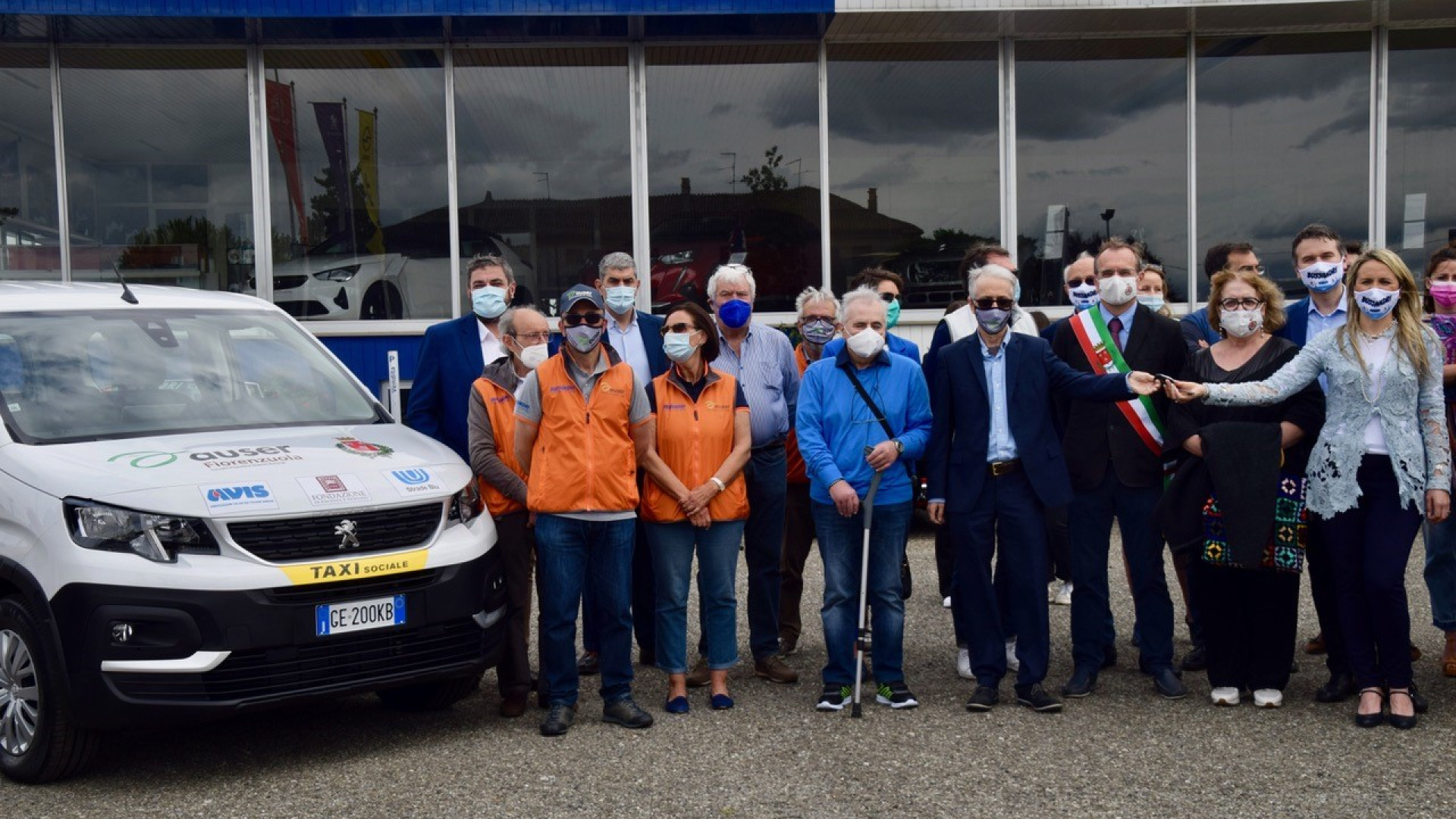 Fiorenzuola, inaugurato il taxi sociale gratuito. Alla guida volontari Auser