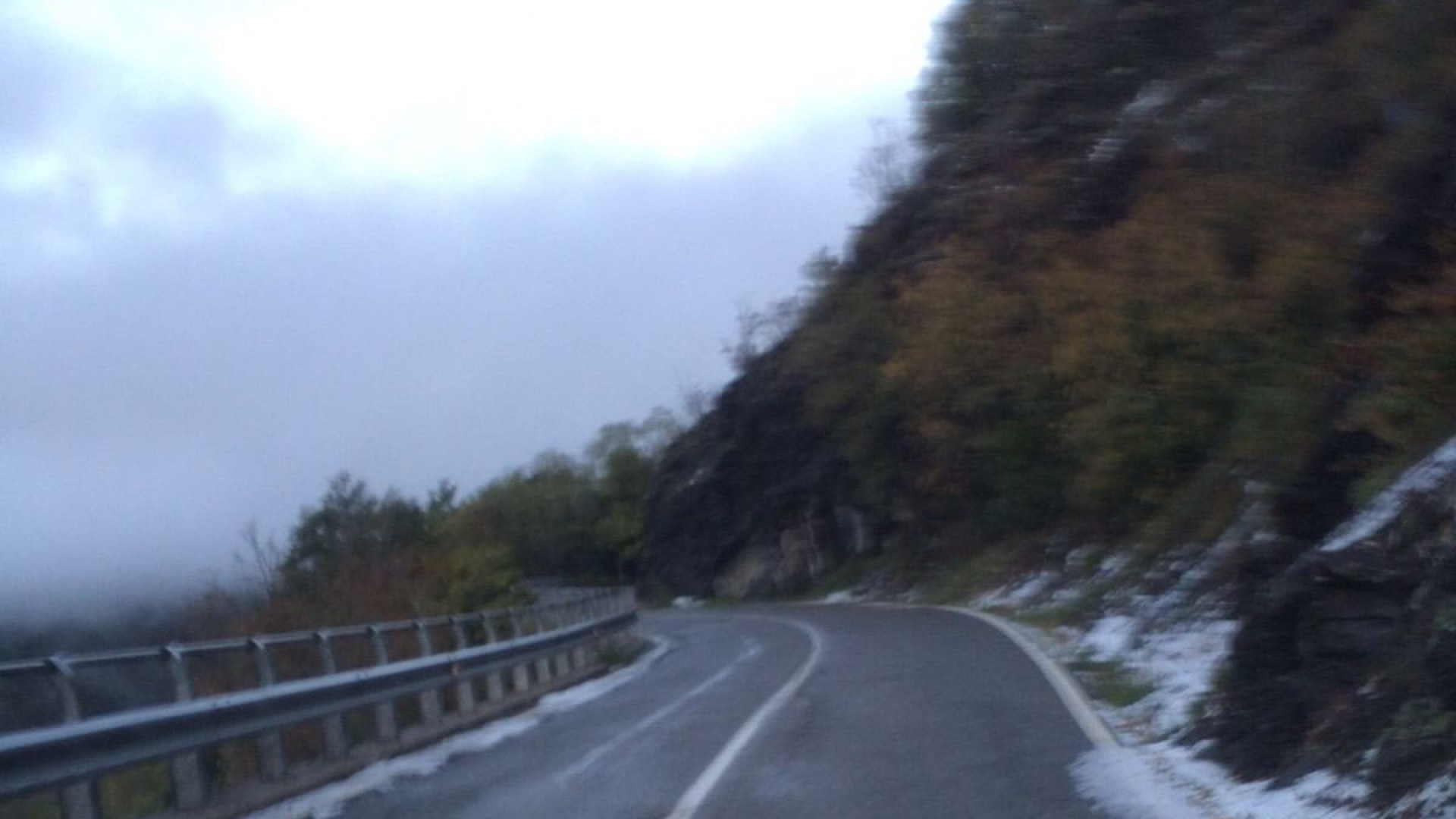 Prima neve sulle alture e temperature in picchiata