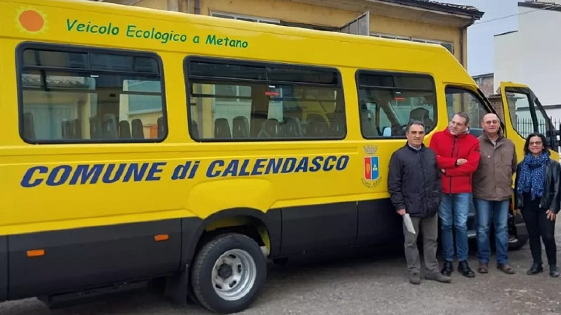 A Calendasco è arrivato un nuovo scuolabus da 30 posti: costo 120mila euro