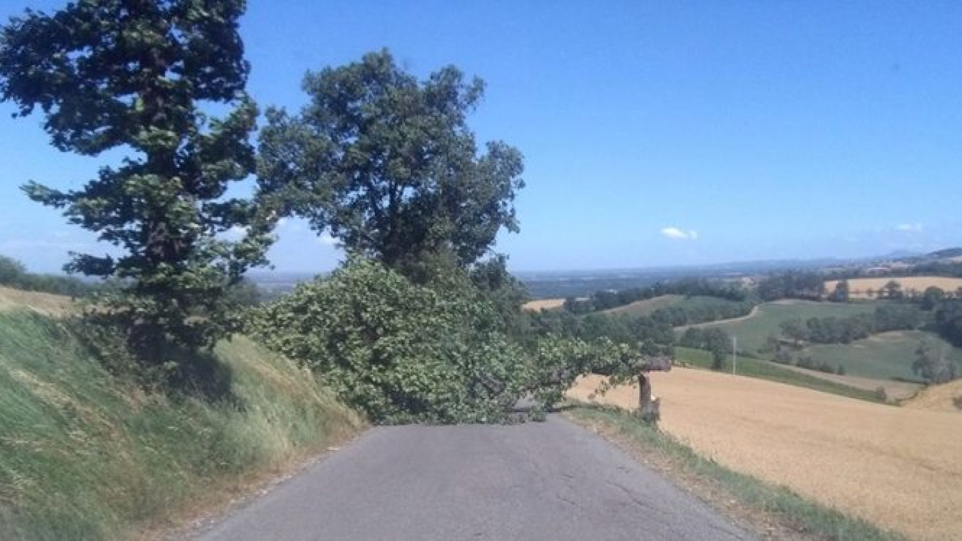 Raffiche di vento in provincia, super lavoro per i vigili del fuoco