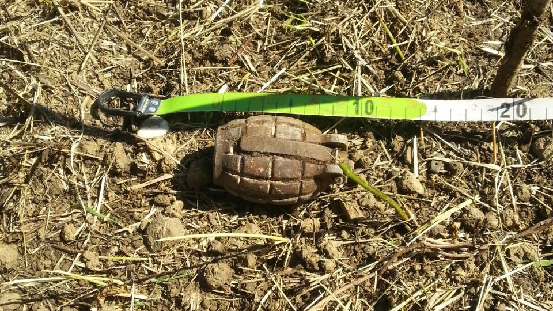 Rivergaro, ritrovata una bomba a mano della Seconda guerra mondiale