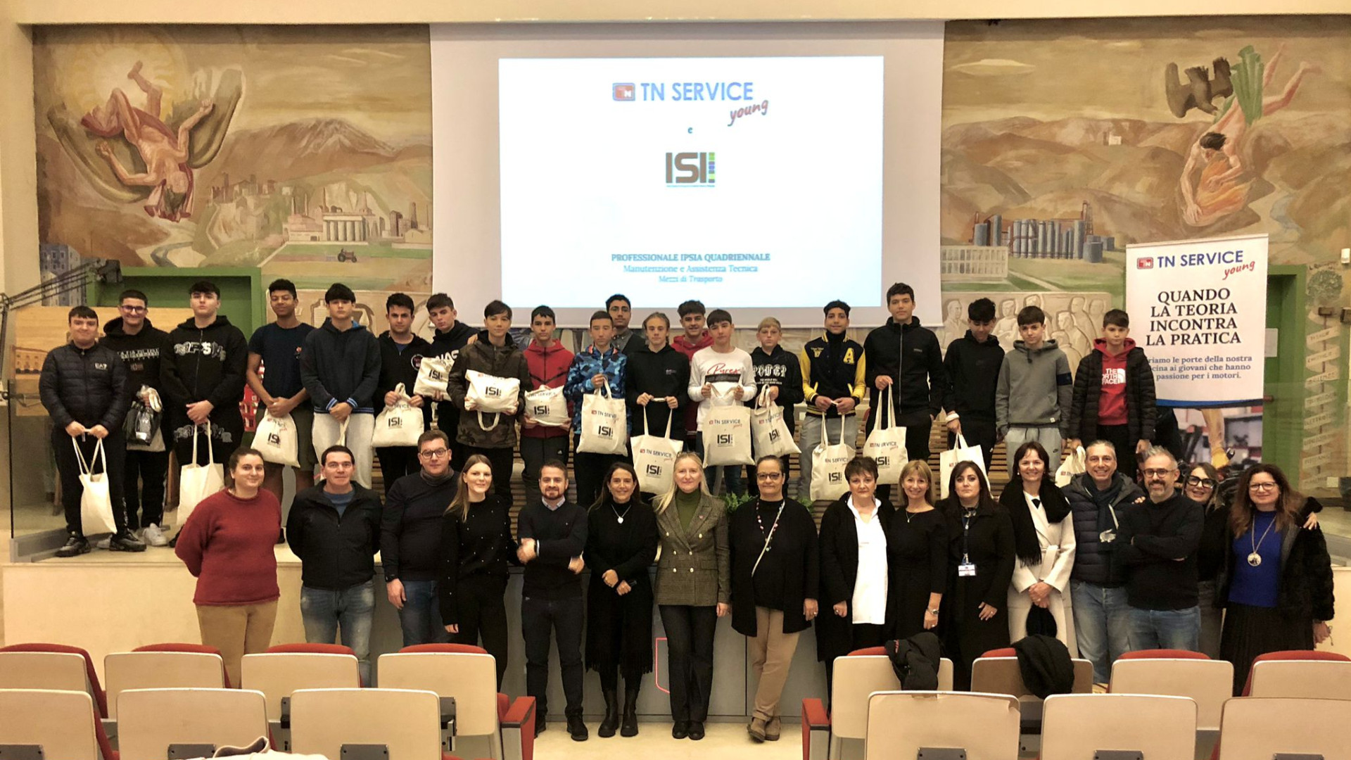 Isii Marconi, il sindaco incontra gli studenti del corso quadriennale con Tn Service