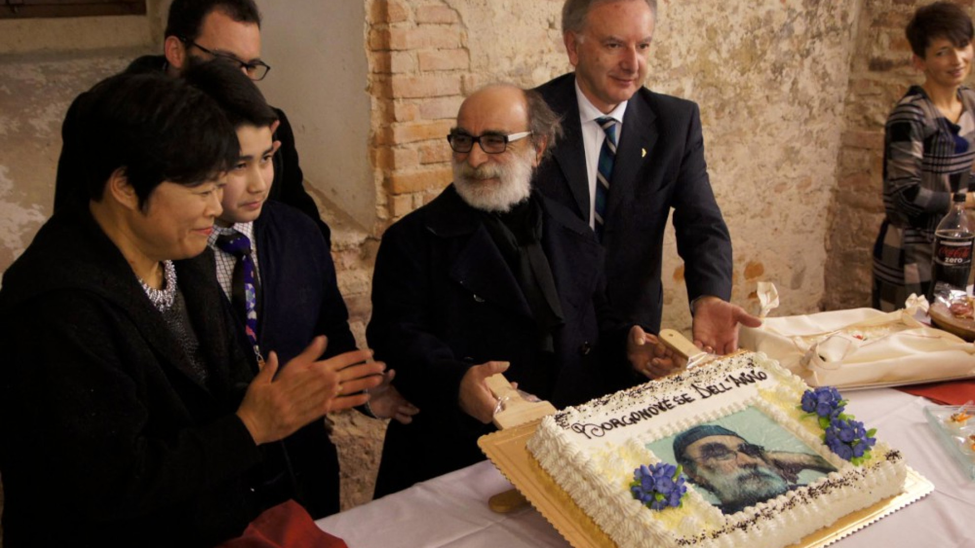 Il premio Borgonovese dell'anno 2015 consegnato al fotografo Massimo Bersani