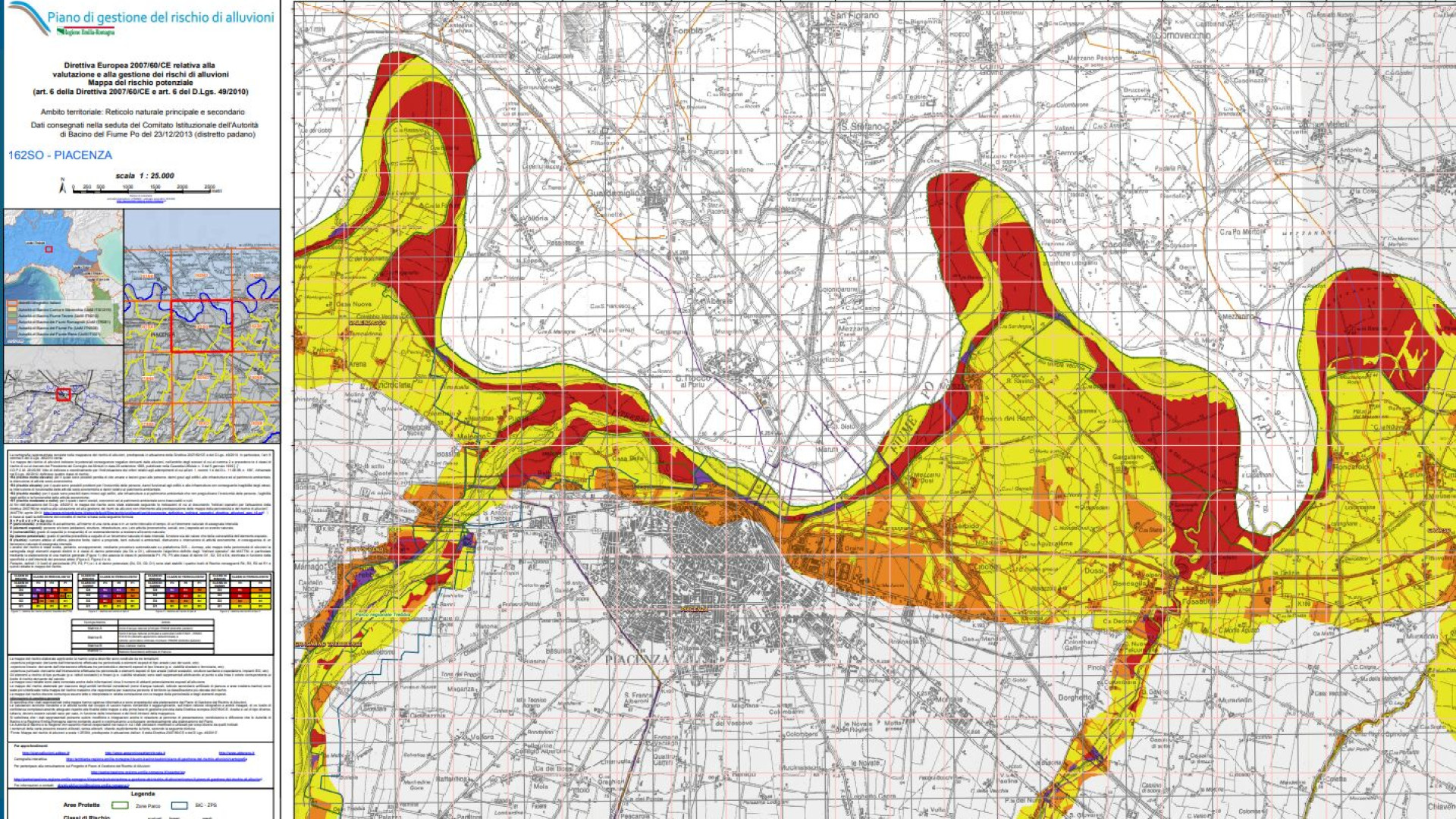 Alluvioni, le zone più a rischio nella nostra provincia VERIFICA LA TUA