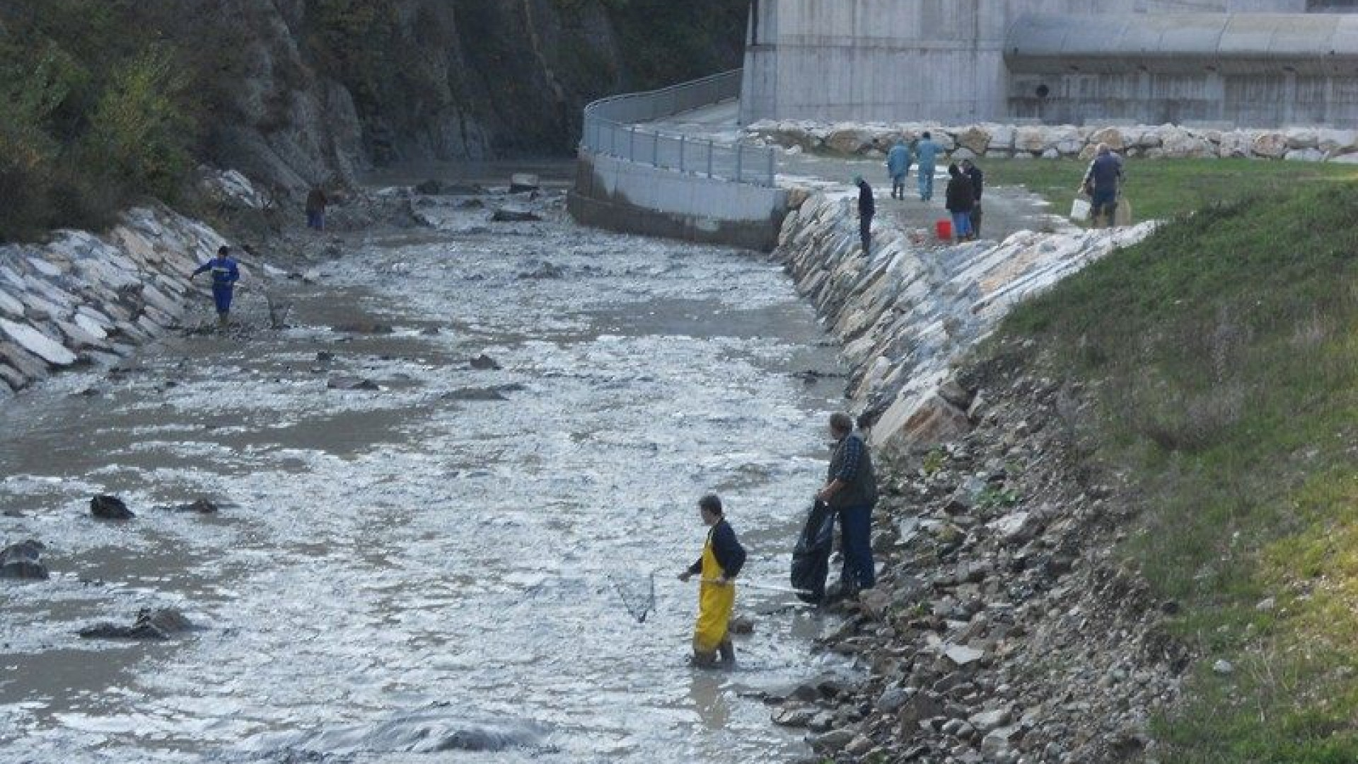 Al via lo svaso della diga di Mignano, preoccupati ambientalisti e pescatori