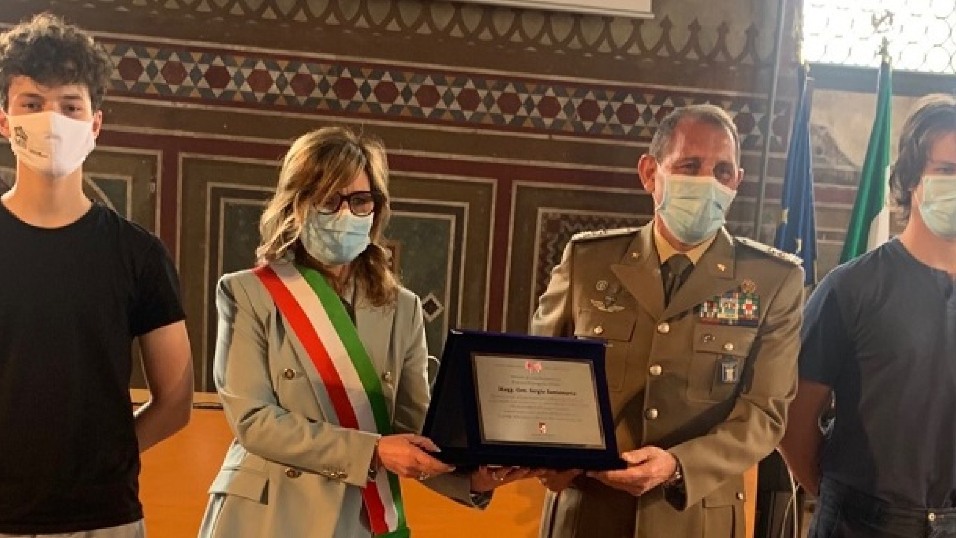 Benemerenza civica al "generalissimo" Santamaria: “Fiero del Sistema Piacenza”