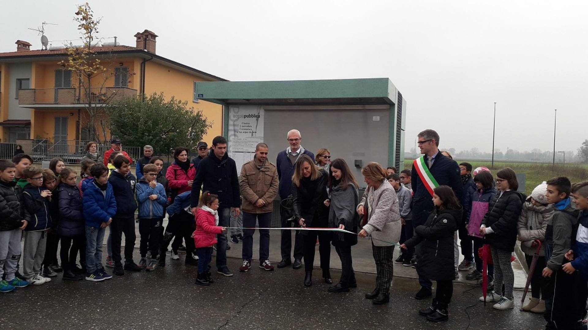 Inaugurato il 26esimo distributore di acqua pubblica della provincia di Piacenza
