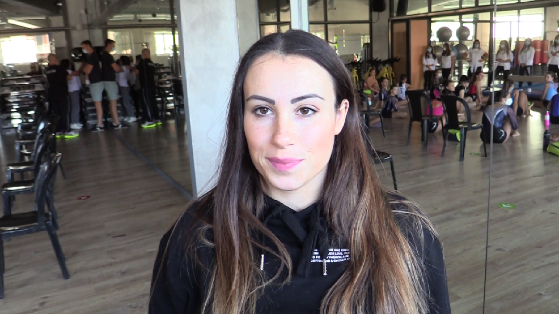 Allenamento speciale per le ginnaste dell'Acrobatic con Vanessa Ferrari