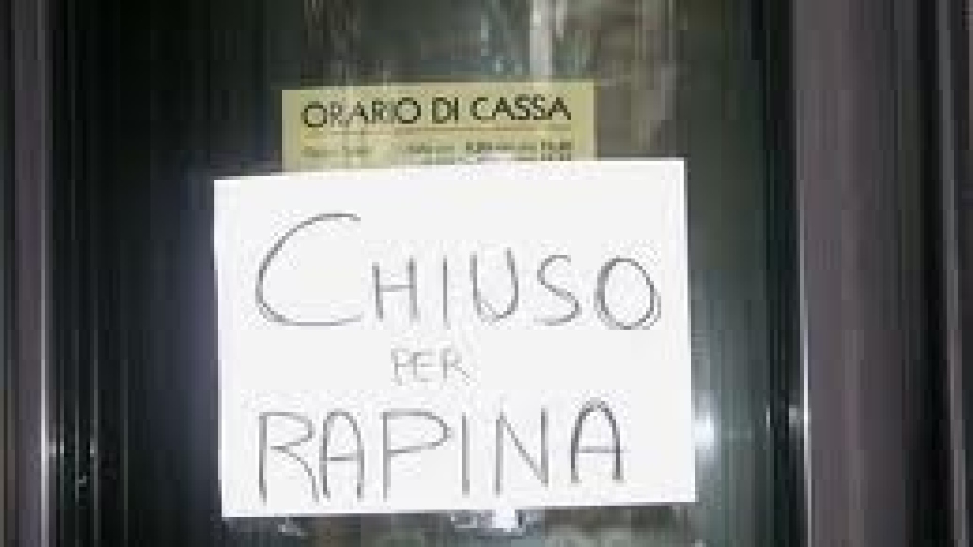 Boom di rapine in banca, a Piacenza in aumento del 125% nel 2013