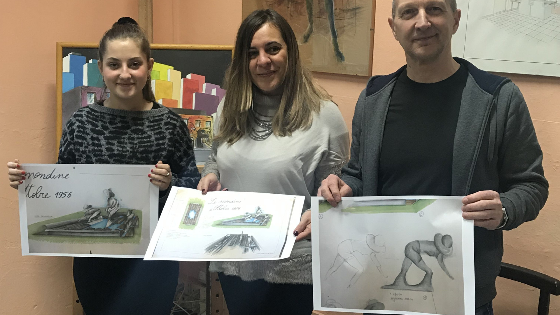 Mondariso, il disegno di Chiara Donetti diventa monumento