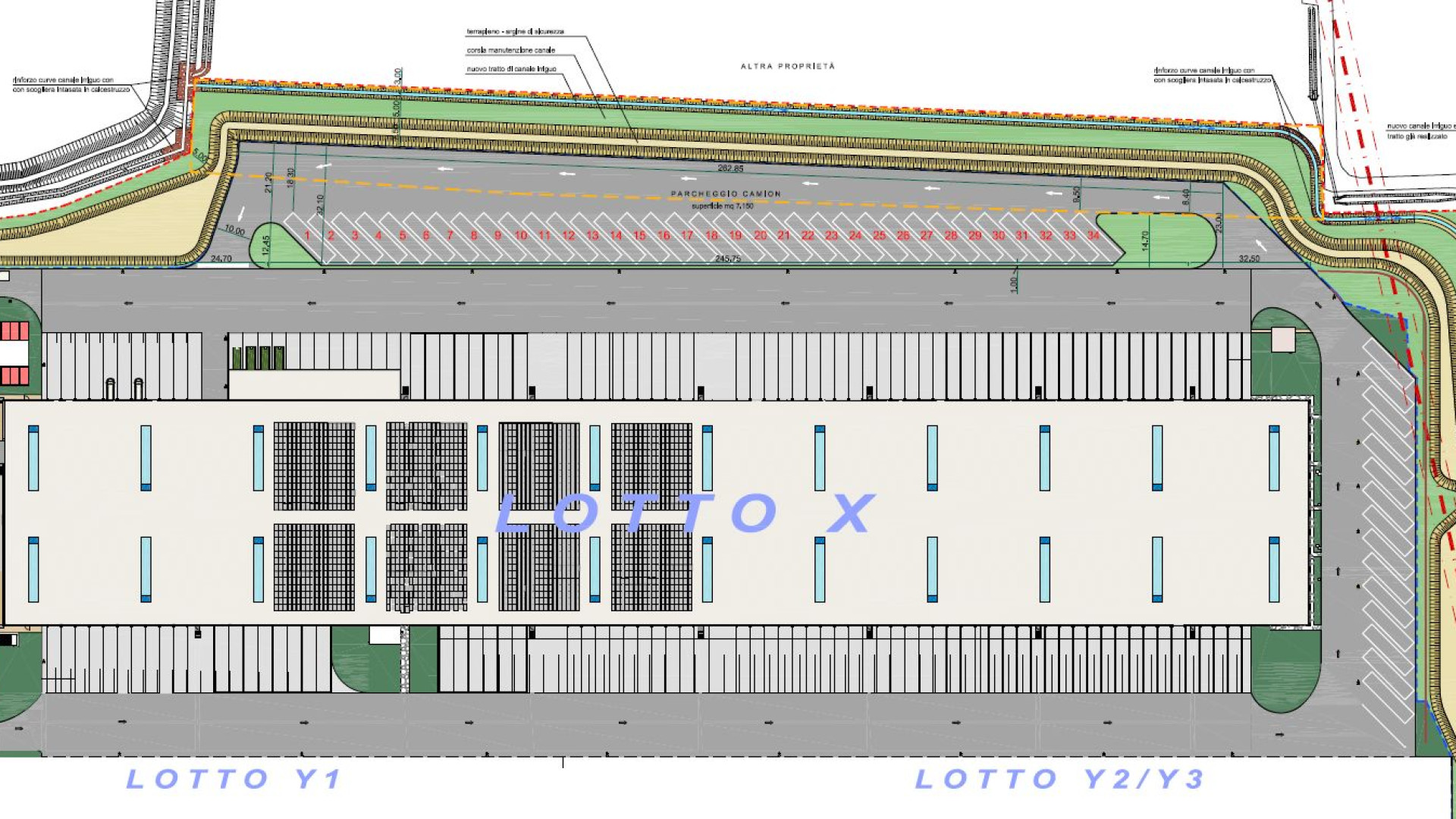 Polo logistico Barianella di Castel San Giovanni, in arrivo 34 nuovi stalli per i camion