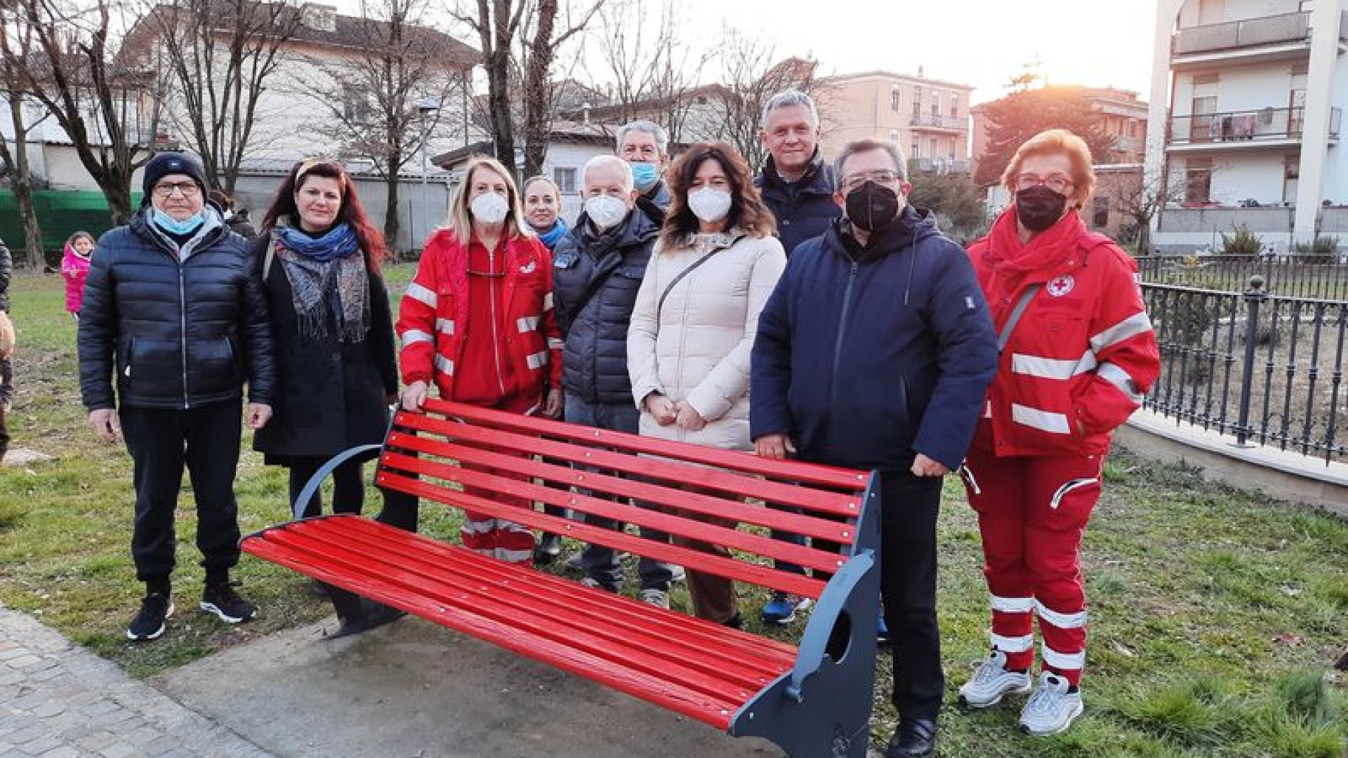 A Podenzano bandiere e messaggi di pace per le donne che scappano dalla guerra