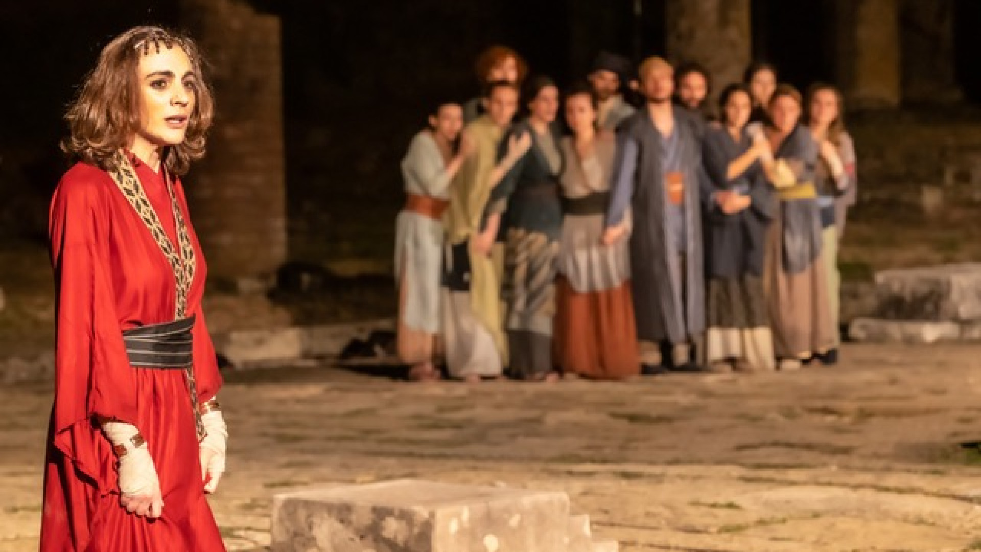 Applauditissima a Veleia la prima nazionale dell’Antigone di Sofocle