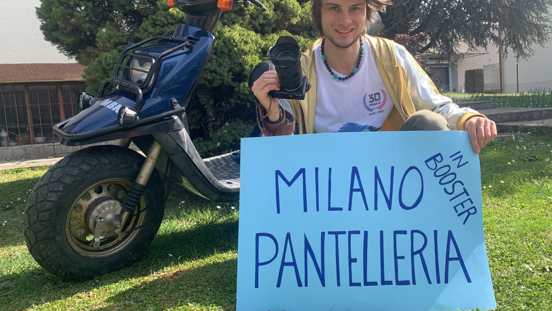 Bobbio-Pantelleria su un Booster del 1994. La sfida di Federico Sambruni
