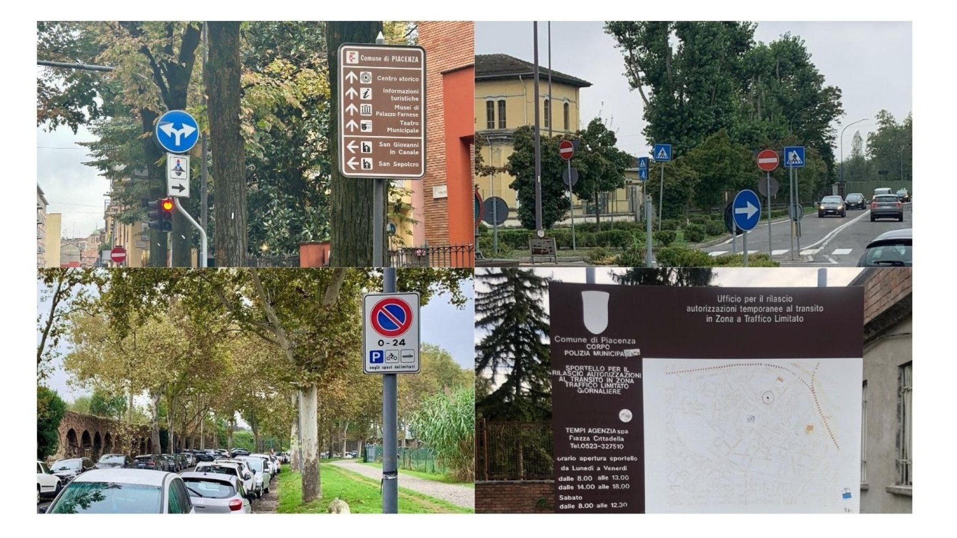 Errati, mancanti o caotici: |i casi di cartelli a "ostacoli" sulle strade di Piacenza