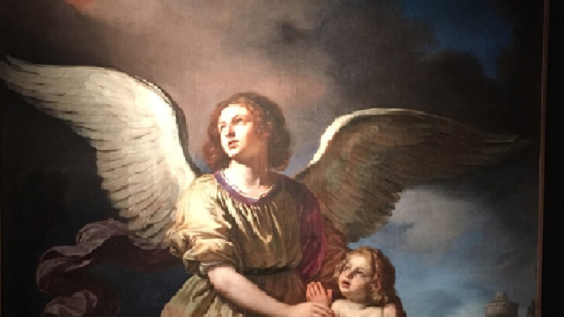 Primo studio italiano al Farnese sulle tecniche dell'artista. In "Angelo custode" un puttino mai visto