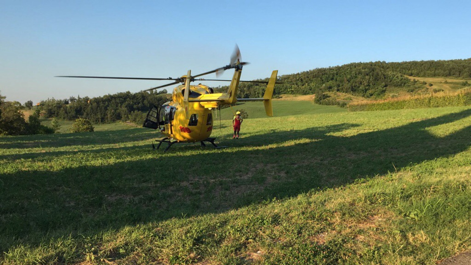 Cade da un albero mentre taglia legna, grave un 73enne trasportato a Parma