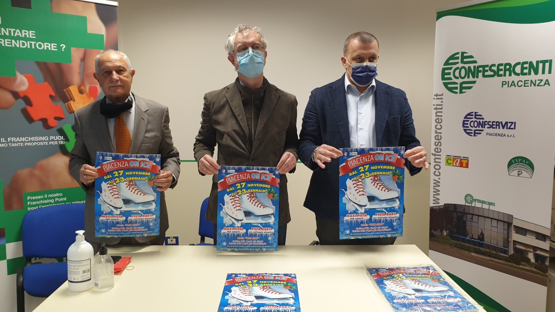 Piacenza on ice: dal 27 novembre si pattina sul ghiaccio. Serve il green pass
