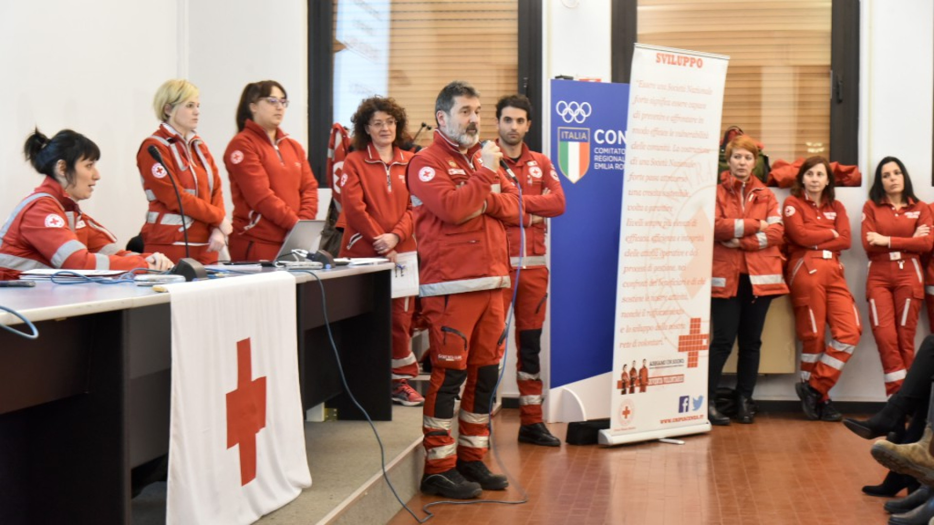 Corso di formazione per volontari della Croce Rossa, 90 presenti