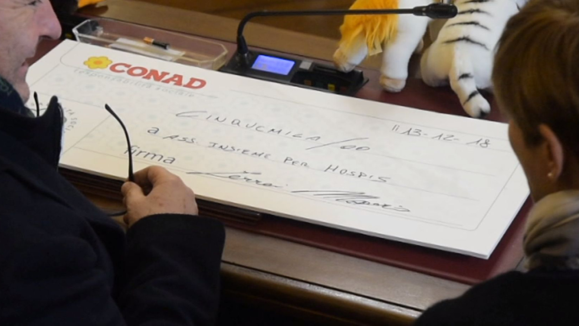 Cinquemila euro per la Casa di Iris. Il dono arriva da Conad Centro Nord