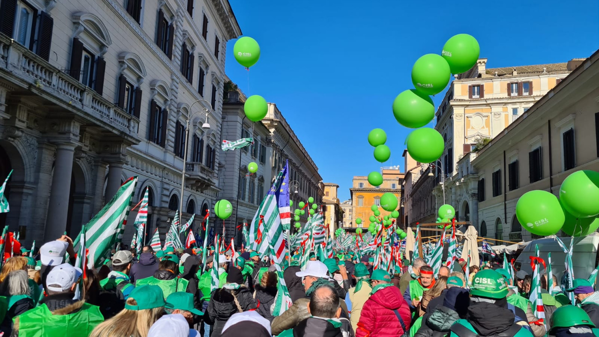 Delegazione piacentina Cisl a Roma per chiedere modifiche alla Legge di bilancio