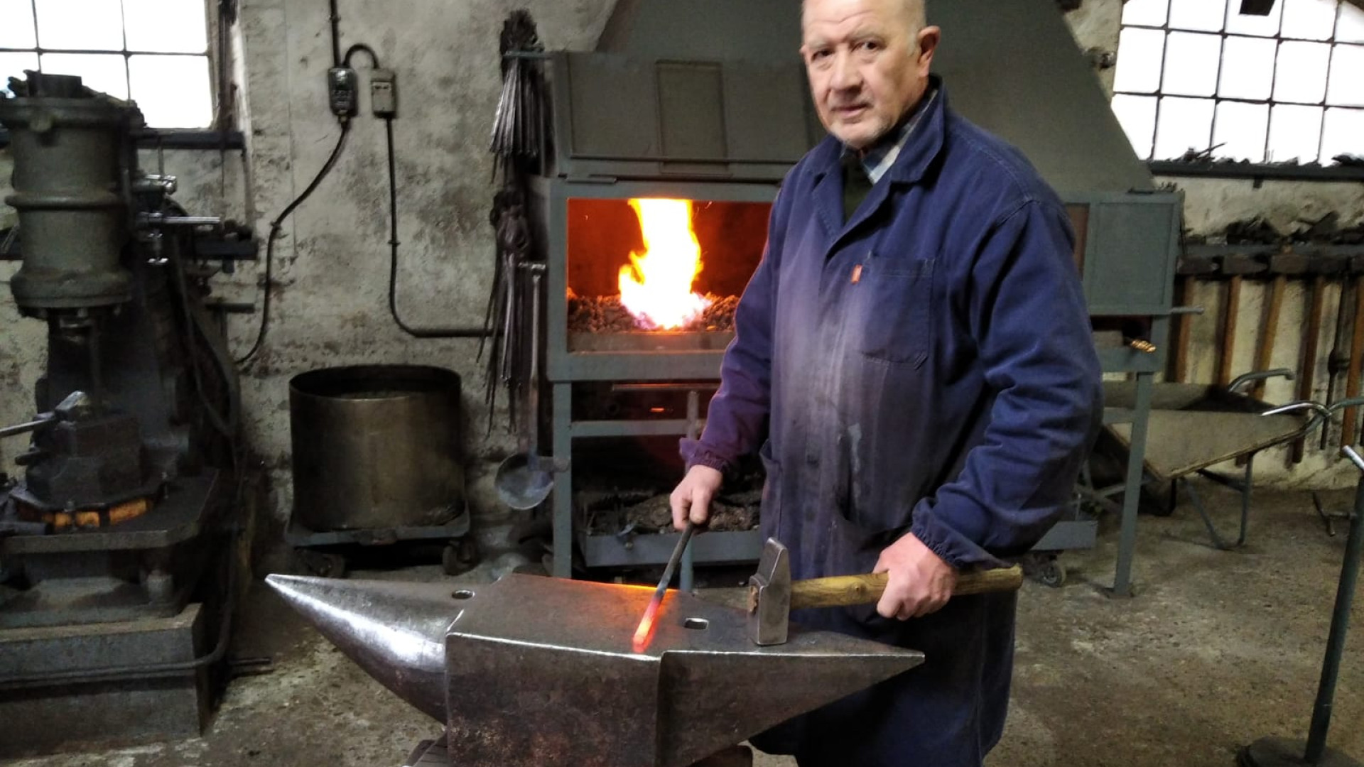 Roberto Cavanna: a Grazzano Visconti l’ultimo maestro del ferro battuto