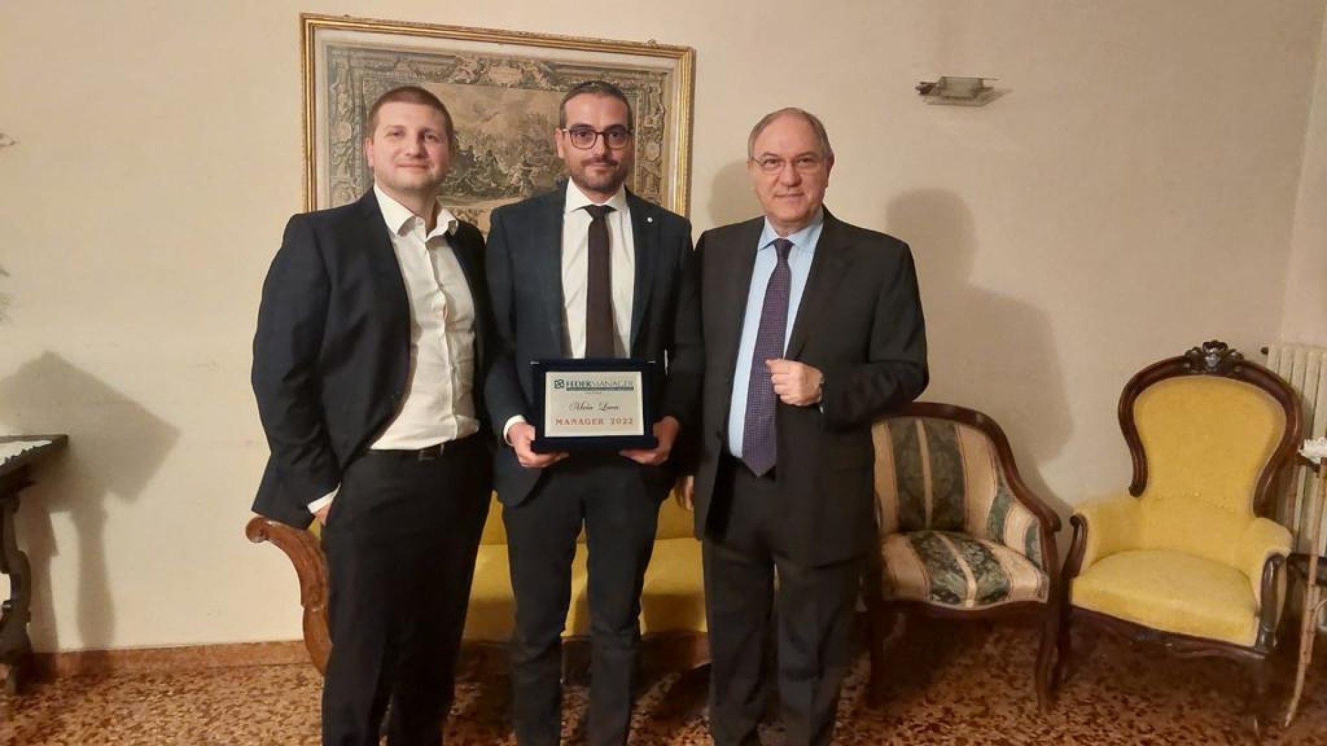 Luca Moia di Amada Italia eletto manager dell'anno da Federmanager Piacenza