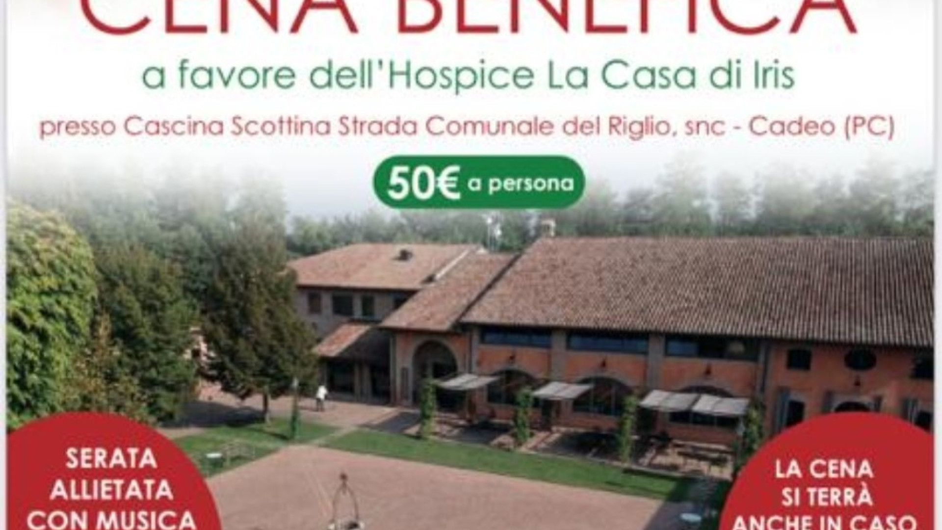 Hospice: due posti letto in più a giugno 2023. Cena benefica per sostenere il progetto