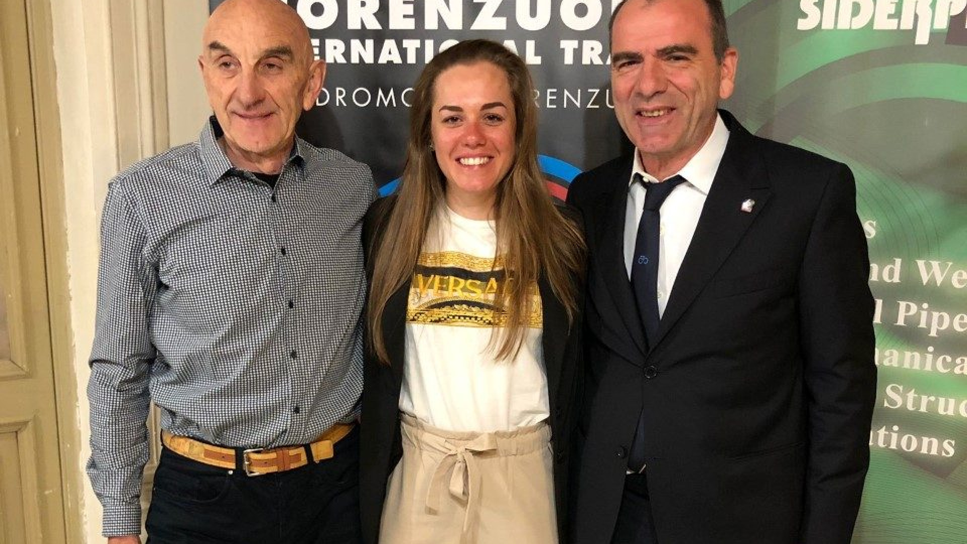 Il ct Marco Villa e Silvia Zanardi danno il via alla 26esima Sei giorni delle rose
