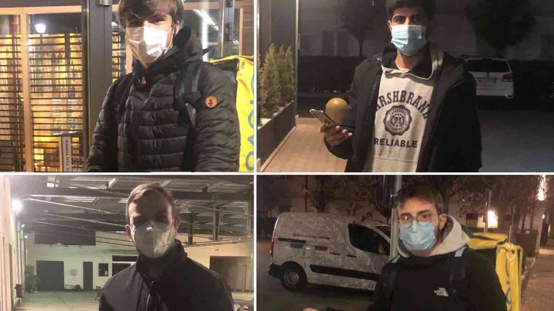 Ristoranti chiusi, la notte dei rider: “Sempre più consegne di cibo a casa, ma pochi soldi e molti rischi”
