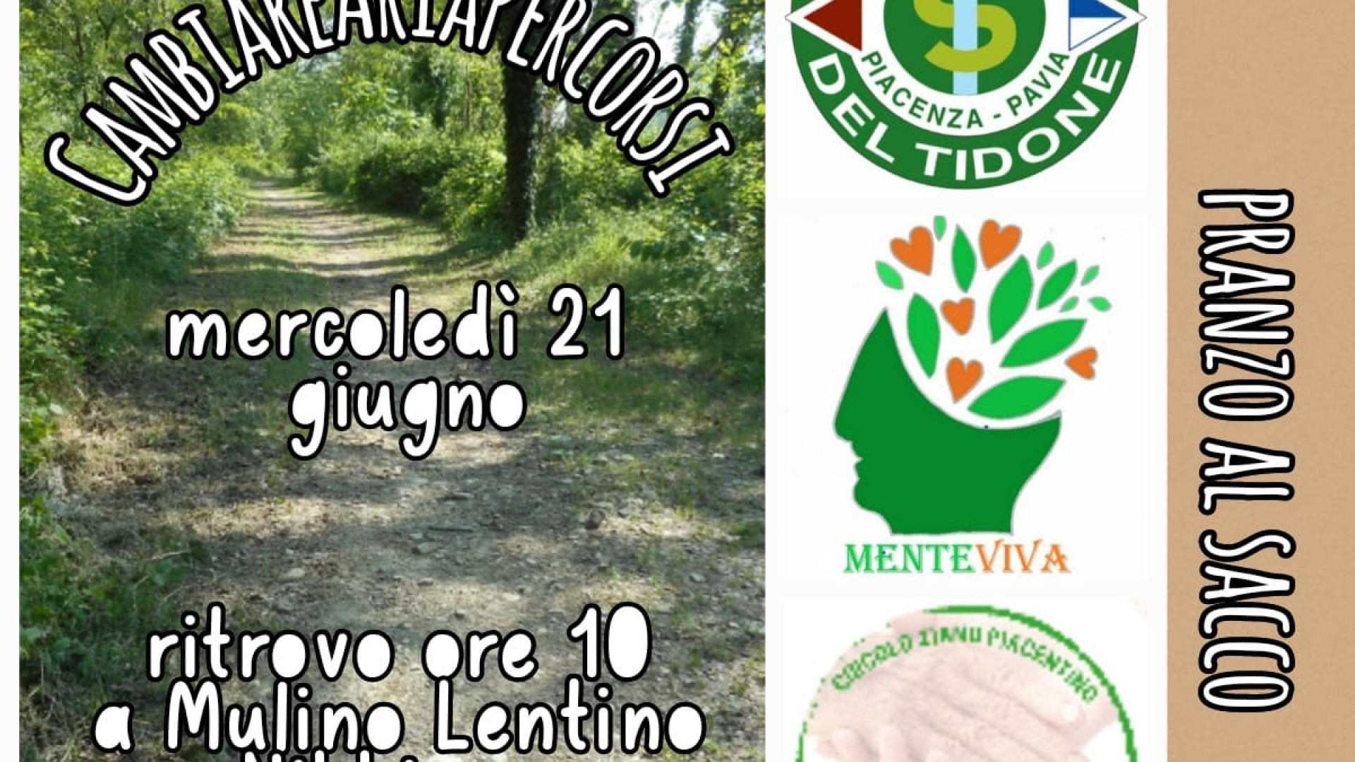 Solidarietà per persone con disabilità psichica, in marcia sul Sentiero del Tidone