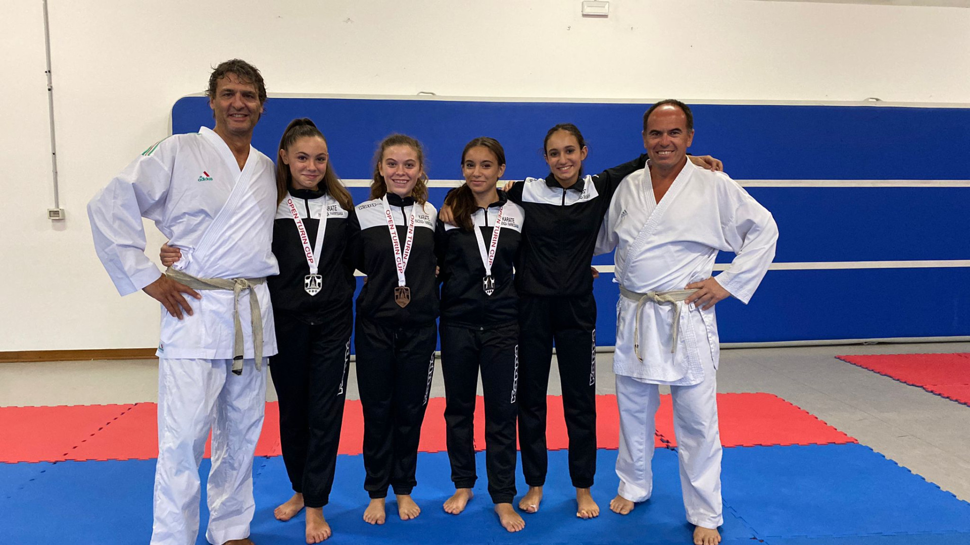 Pioggia di medaglie per le ragazze del Karate Piacenza Farnesiana alla Turin Cup