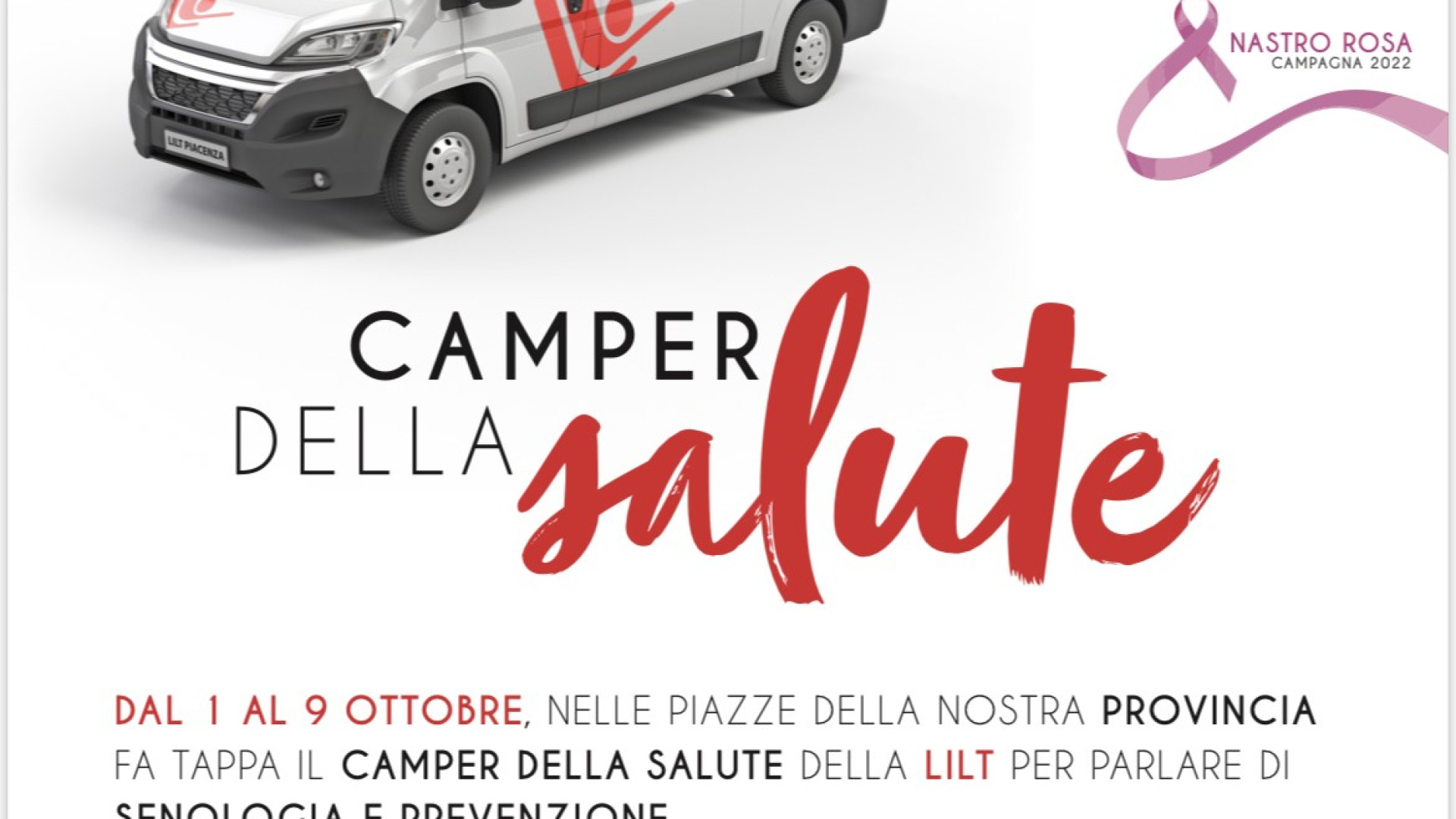 Castello, Lilt ricorda Daniele Tosca. Il primo ottobre parte il camper della salute"