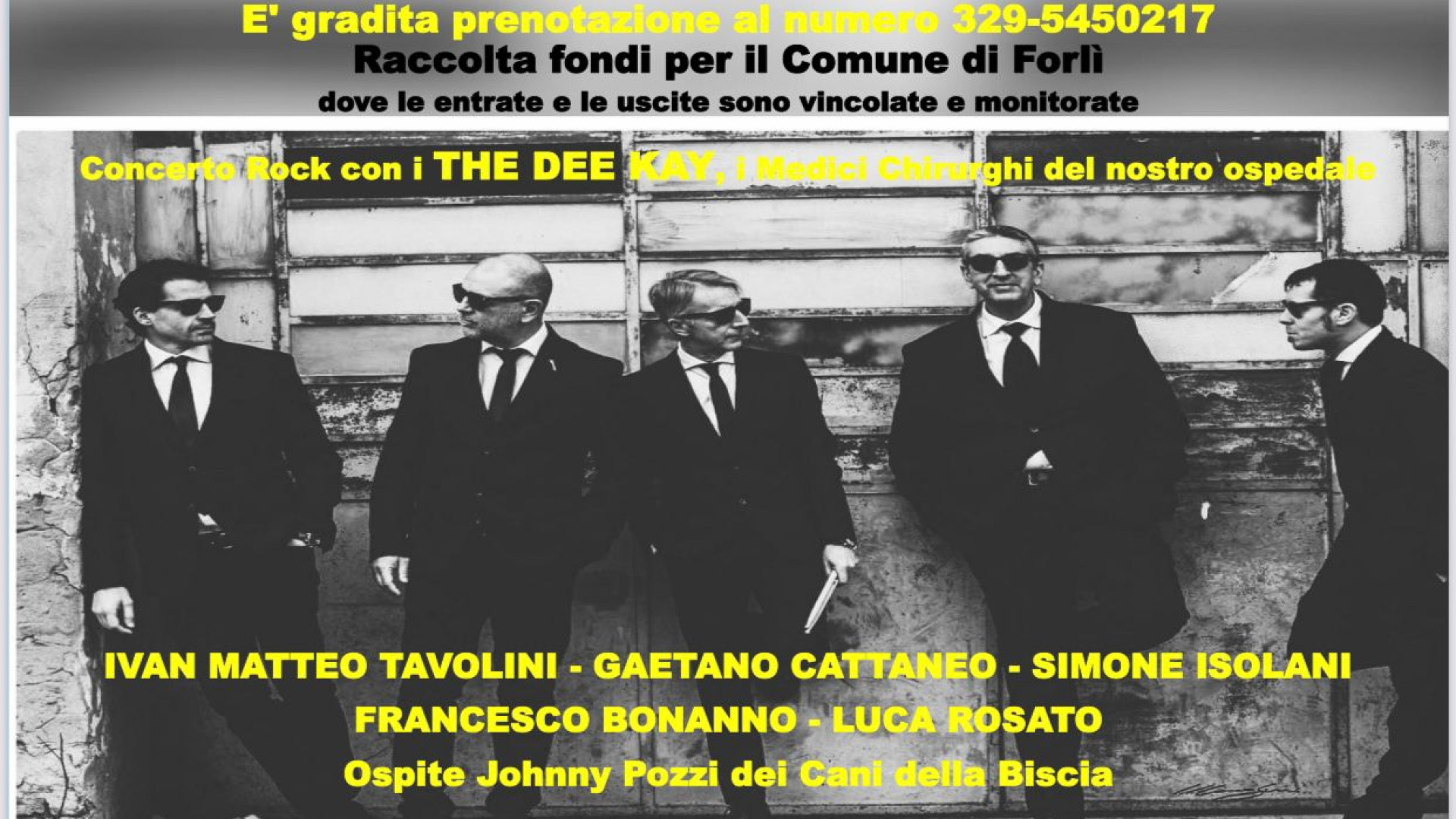 A Borgonovo il rock della rinascita: concerto con i "The Dee kay" per l'alluvione