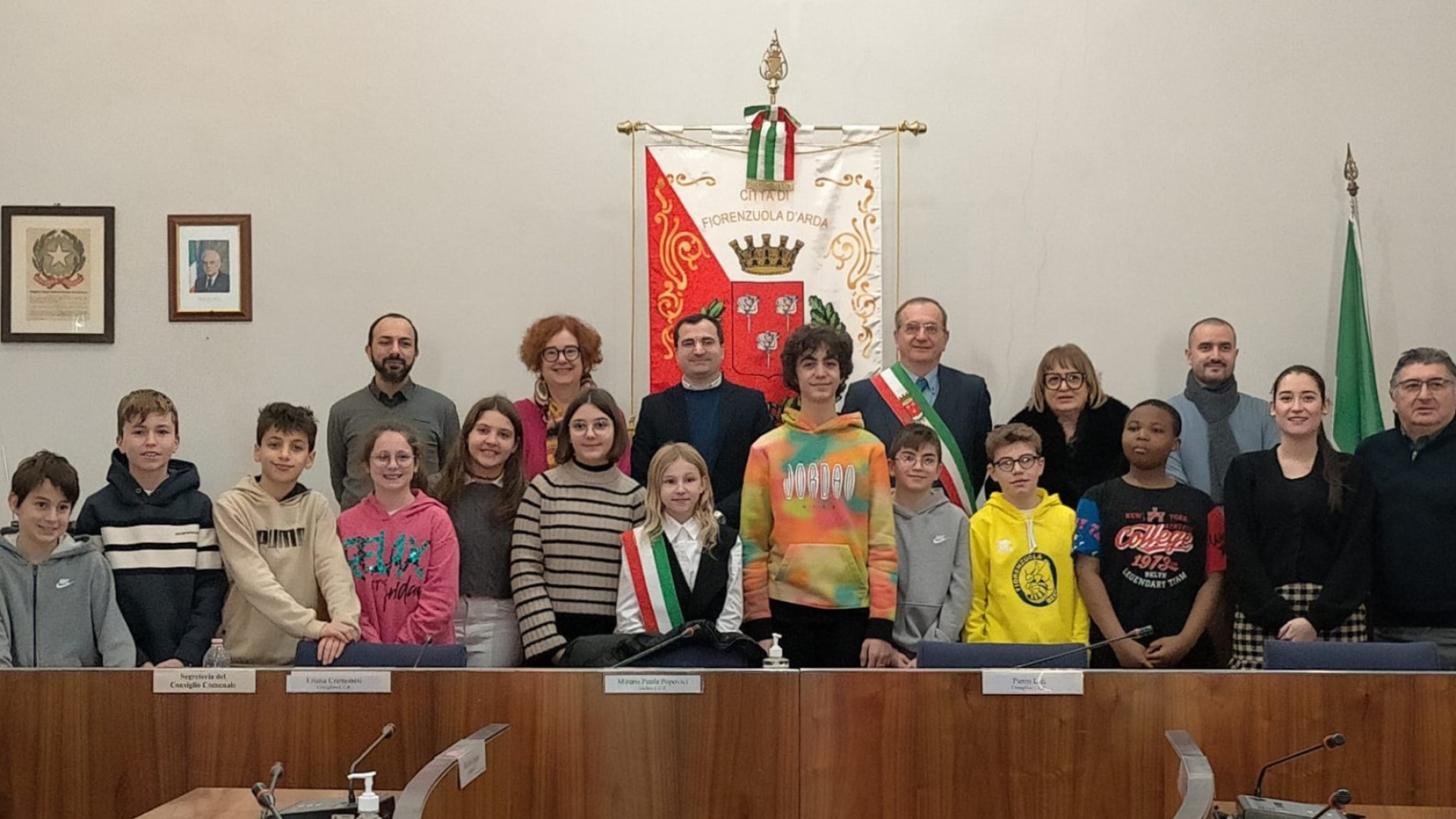 Fiorenzuola, si è insediato il consiglio dei ragazzi. "Sicurezza e verde le priorità"