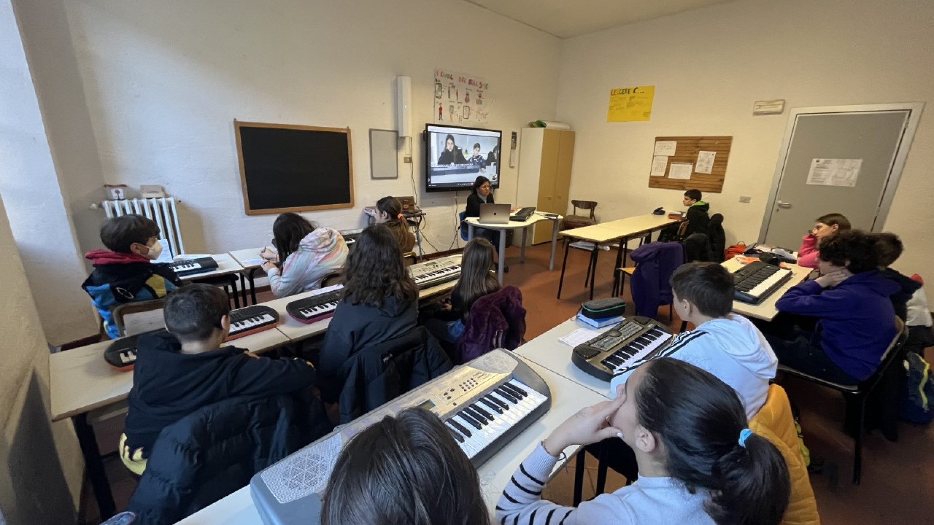 Studenti di Ottone videocollegati con Bobbio suonano l'Inno alla Gioia