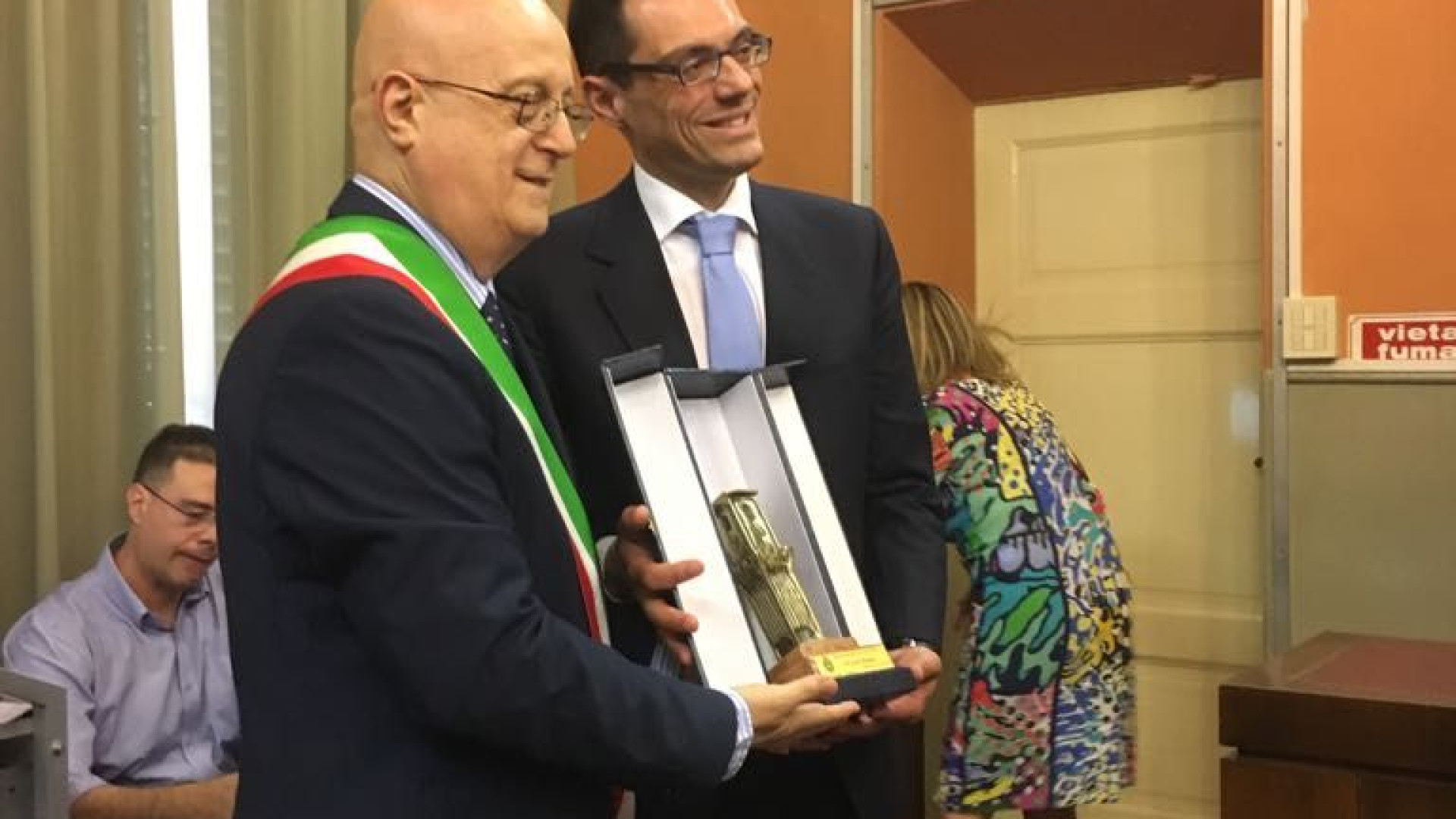 Consegnata la "Torre Civica" al maestro piacentino Livio Bollani
