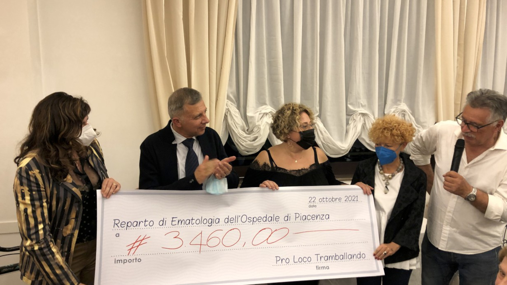 Tramballando, cena benefica per il reparto di ematologia: raccolti 3.500 euro
