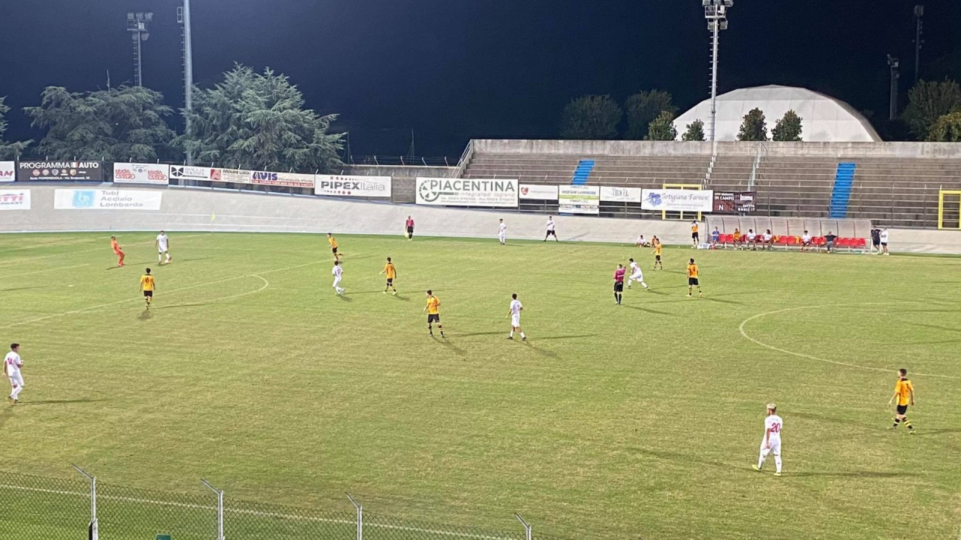 Il Fiorenzuola supera 2-0 il Nibbiano Valtidone in amichevole al velodromo Pavesi