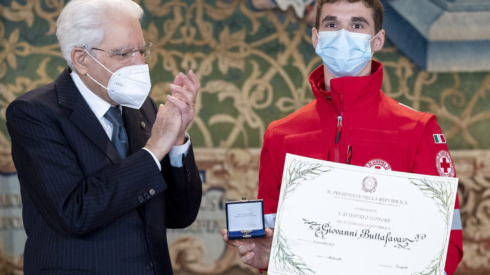 "Un esempio durante la pandemia", Buttafava premiato da Mattarella