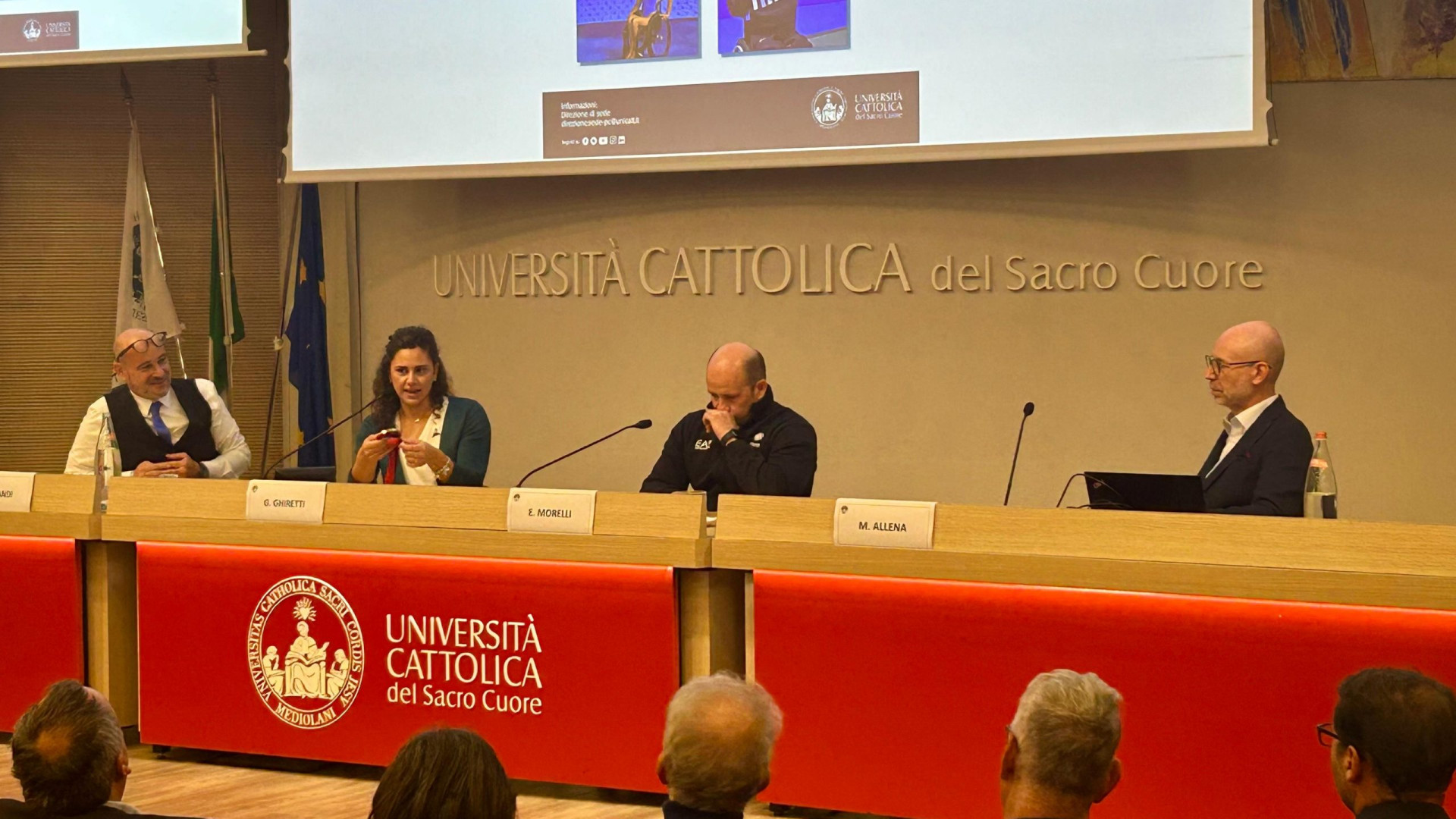 Gli atleti paralimpici Ghiretti e Morelli agli studenti: "Nutrire obiettivi e curiosità"