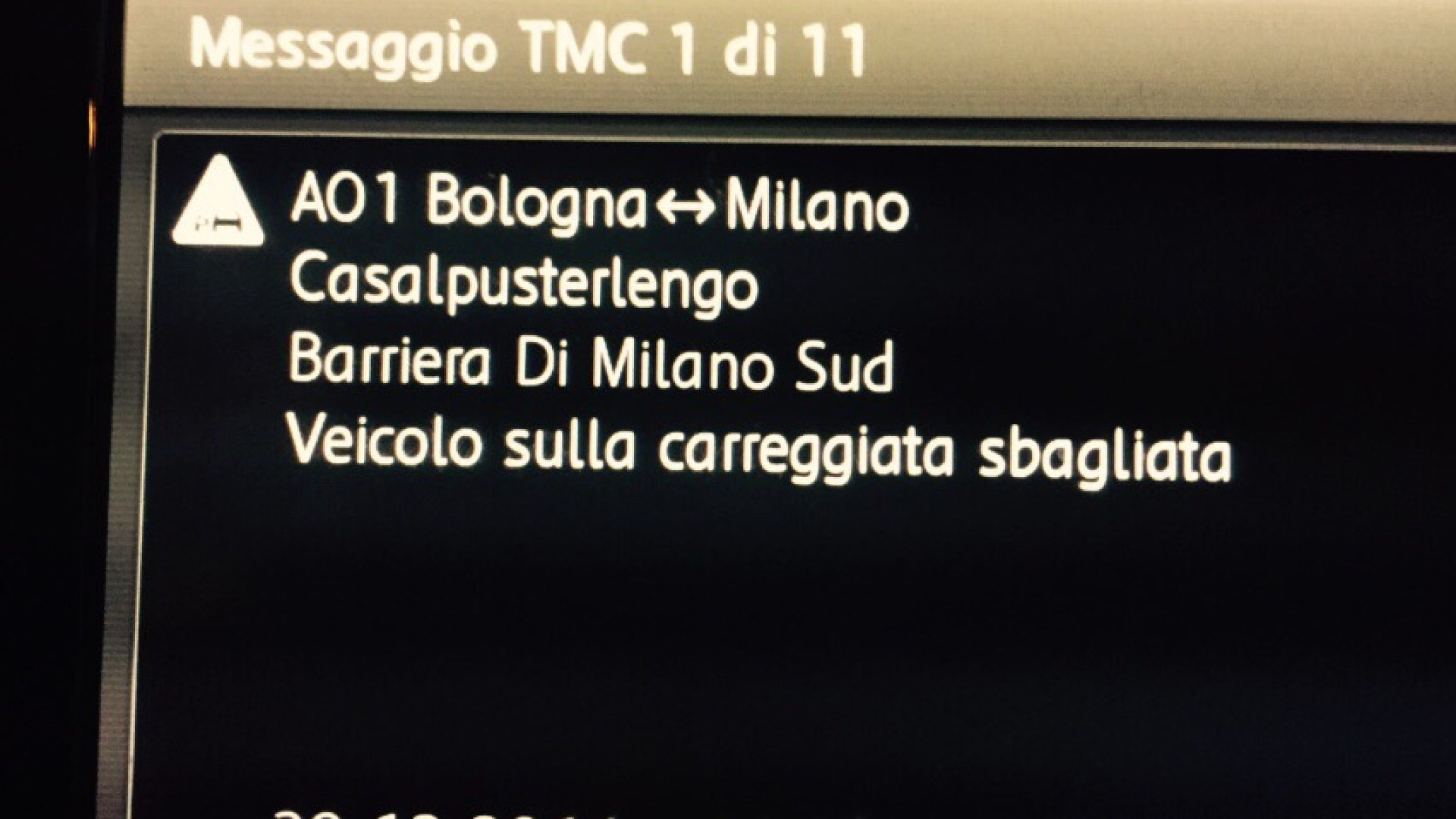 Panico in A1: "C'è un veicolo contromano", ma era un falso allarme