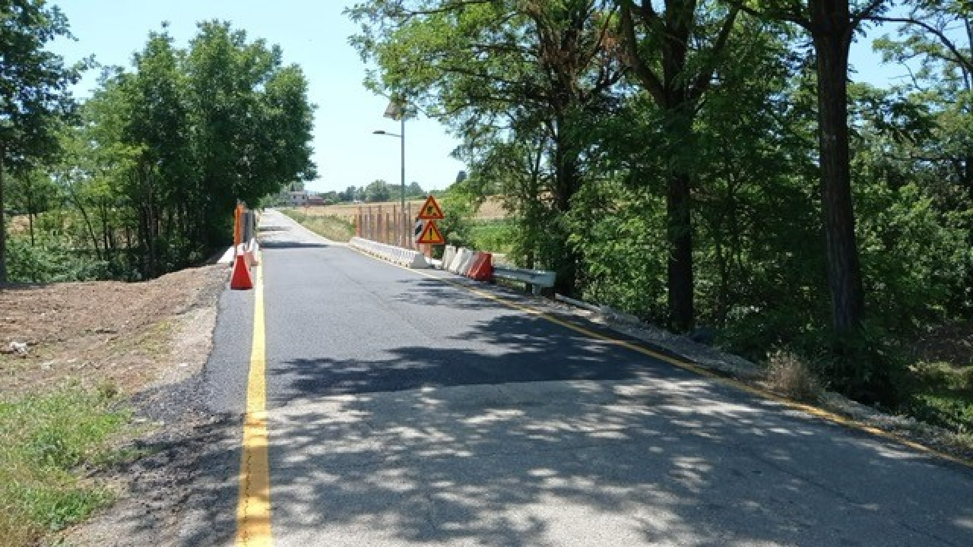 Castel San Giovanni, conclusi i lavori sul rio Cavo. Strada riaperta
