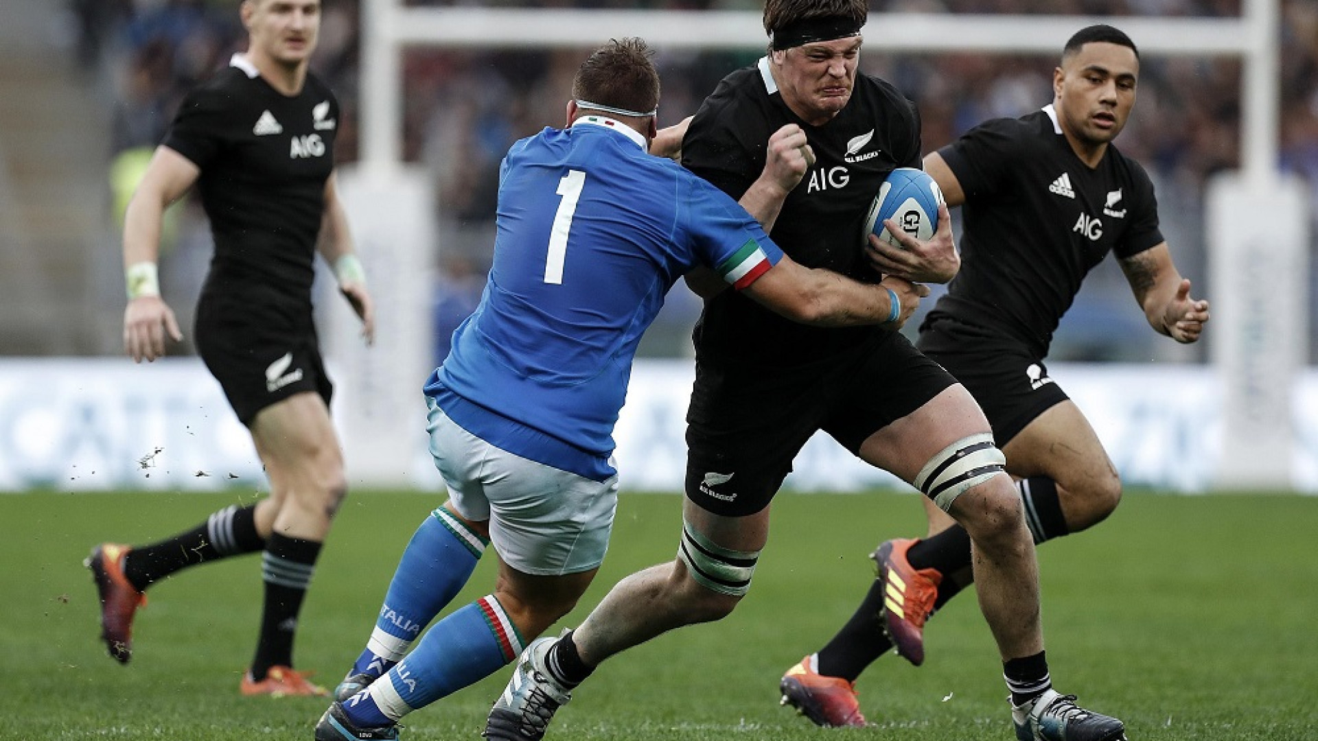 All'Italrugby non basta il cuore: Azzurri travolti dagli All Blacks 3-66
