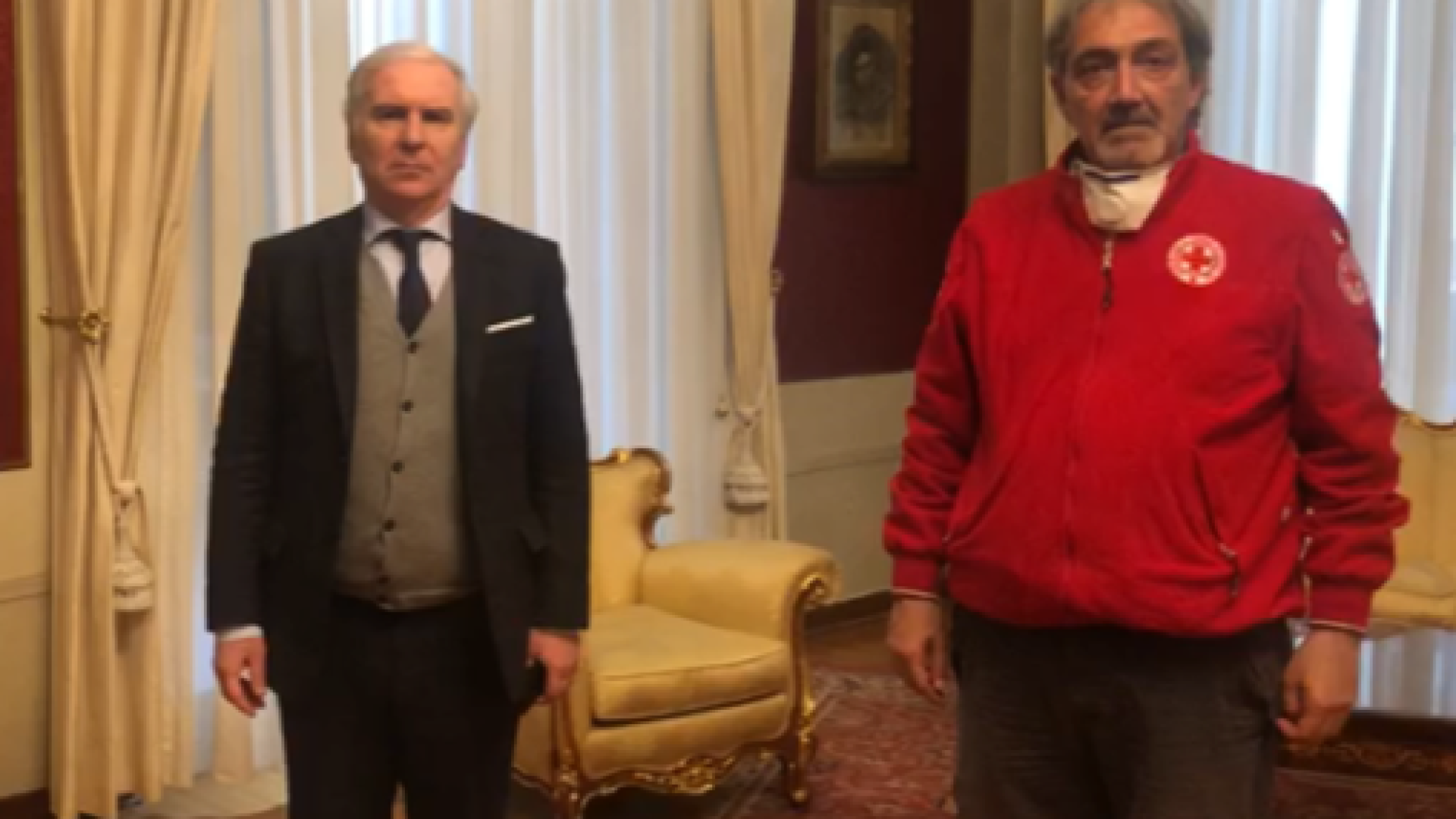 Il presidente nazionale in visita a Piacenza: "Questi volontari sono eroi"