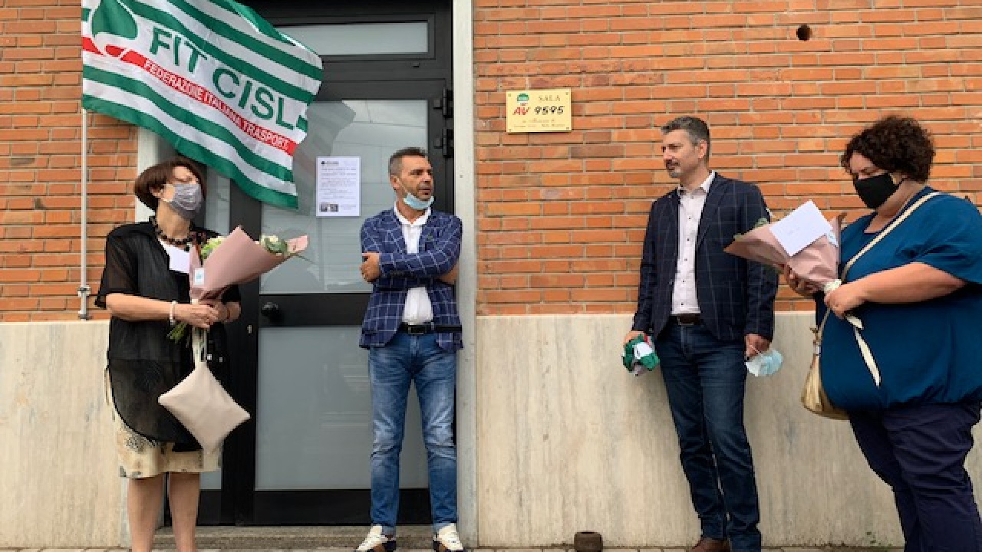 Fit Cisl, inaugurata la saletta in memoria dei macchinisti morti