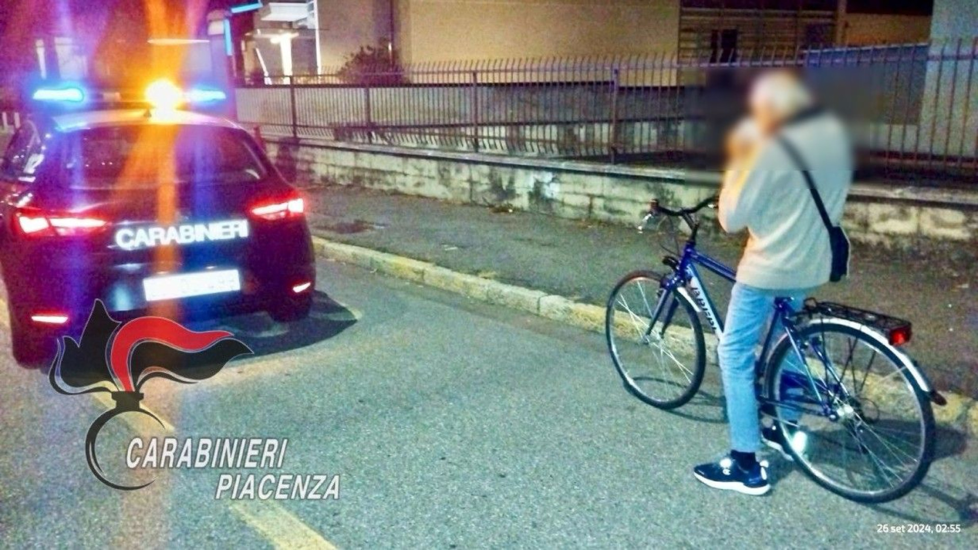 Casalpusterlengo: esce di casa in bici, lo ritrovano i carabinieri in via Manfredi