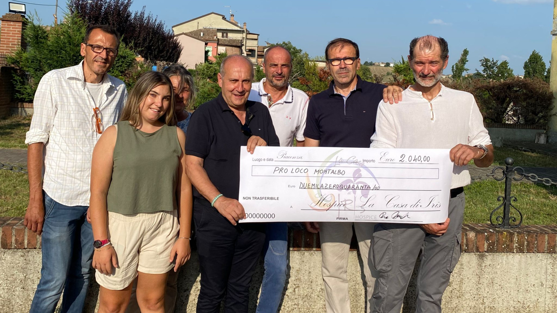 Dalla festa del vino di Montalbo duemila euro per la Casa di Iris