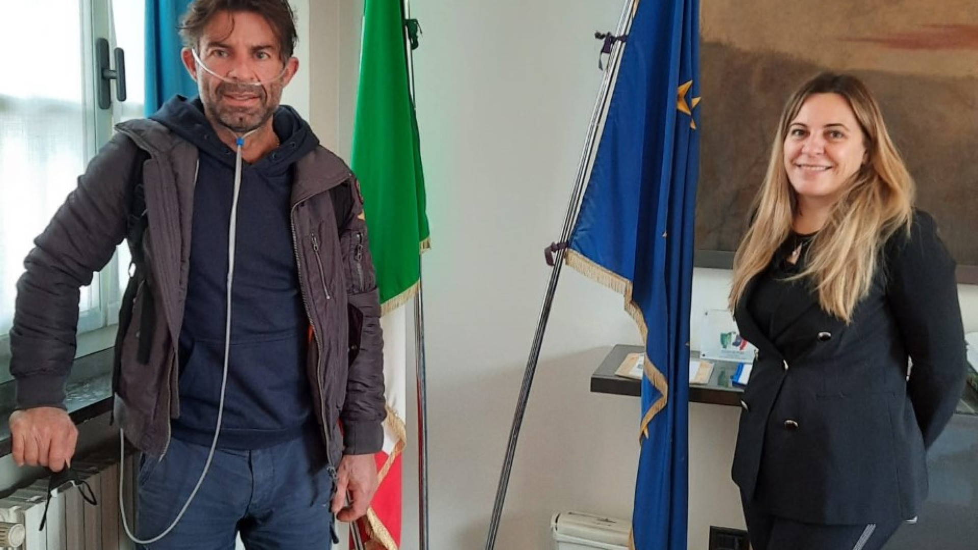 "Mai arrendersi": il colonnello Calcagni ricevuto nella sede della Provincia